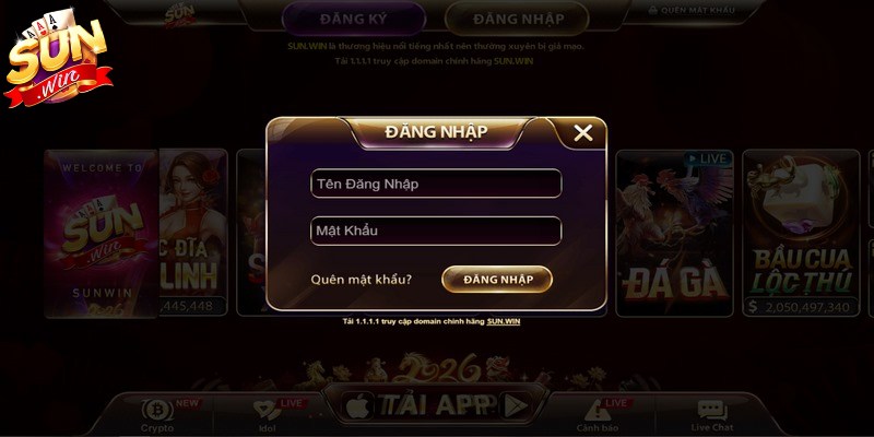 Nhập thông tin để hệ thống xác định tài khoản và cho phép truy cập